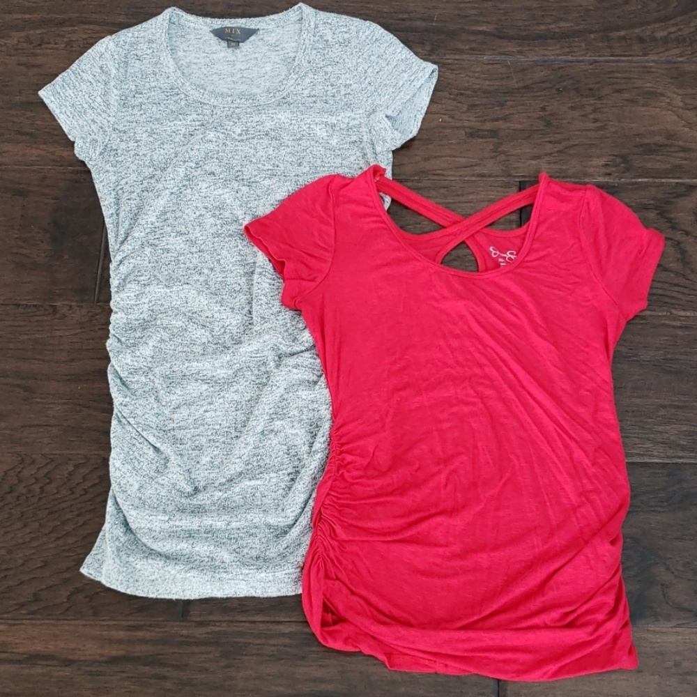 Maternity tee/tunic bundle